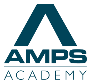 AMPS Academy logo blue