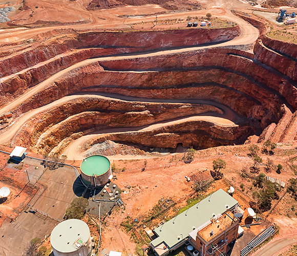 mine site pit
